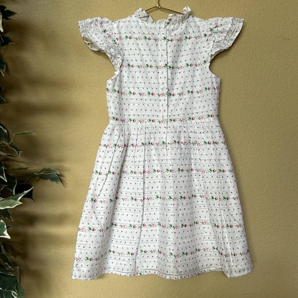 Janie and Jack | FLORAL SWISS DOT DRESS - Picture 6 of 11